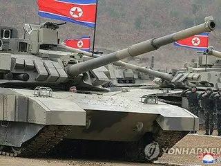 「世界一の威力」　北朝鮮が新型戦車公開＝金正恩氏が直接操縦