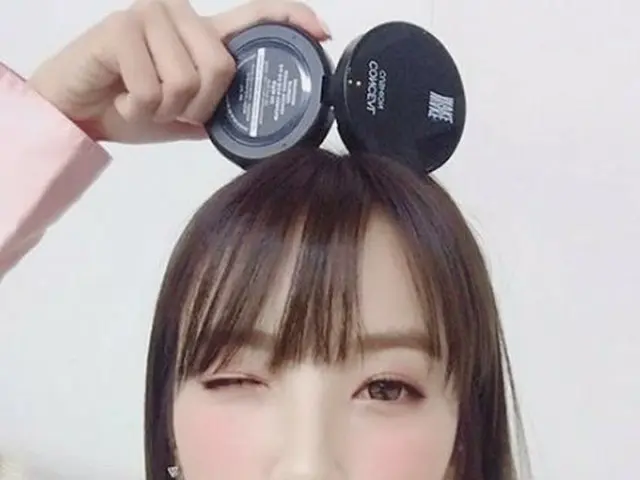 「RAINBOW」Jisook、一瞬で「Mickey Mou”sook”」に。