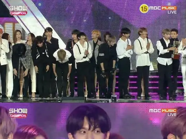 Wanna One、MBC｢Show Champion｣で1位。