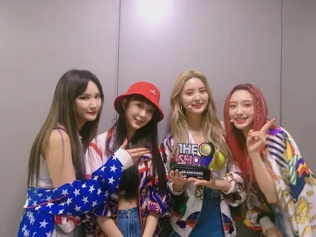 【t公式】EXID、4月10日の「The Show」の主人公…1位獲得。