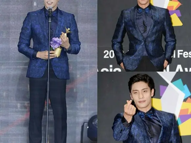 俳優ソンフン、「2018 Asia Model Awards」で韓国モデルスター賞を受賞。