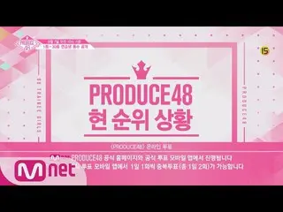 【公式mnp】【単独速報】PRODUCE 48、大波乱の現在順位