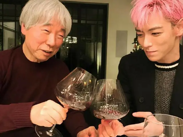 BIGBANG　T.O.P、巨匠イ・ウファン画伯との楽しい時間。