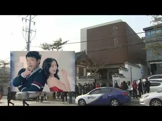 RAIN(ピ)、挙式の聖堂の外の様子