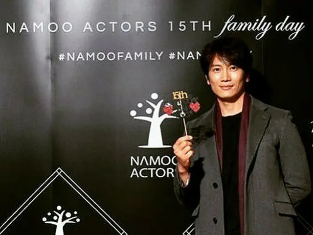 【G公式】俳優チソン、 Namooactors 15周年記念での写真を公開。