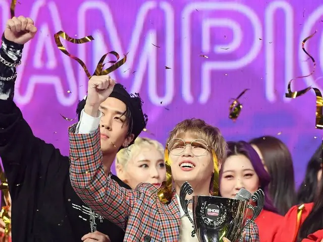 HOTSHOT ハ・ソンウン、MBC MUSIC「Show Champion」で1位。