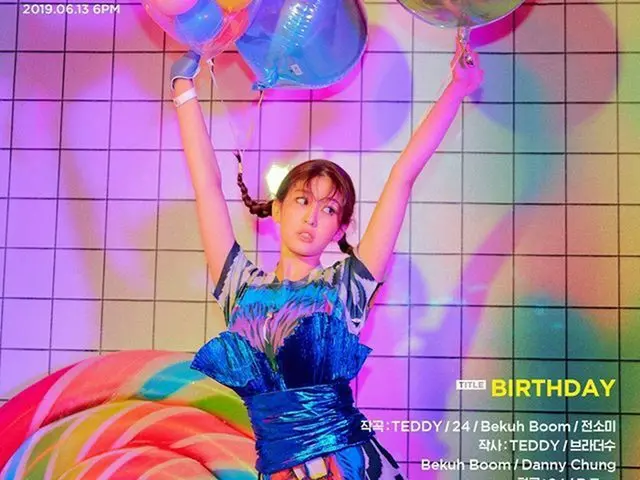 【g公式】I.O.I 出身ソミ、作曲に参加した「BIRTHDAY」でソロデビュー。