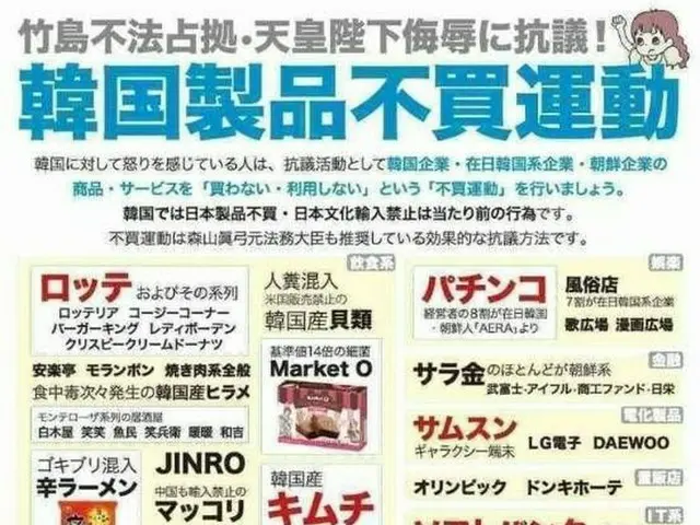 日本での「韓国製品不買運動」が翻訳され、韓国で話題。