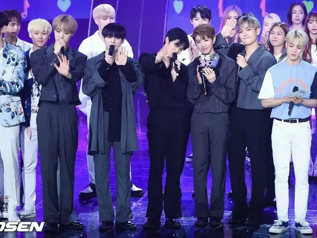 Wanna One 出身ペ・ジンヨン所属のグループCIX、SBS MTV「THE SHOW」1位。