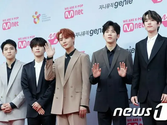 DAY6、「2019MGMA」でバンドアーティスト賞を受賞。