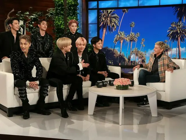 【d公式sm】Check out photos of SuperM's successful US TV debut on」The EllenDeGeneres