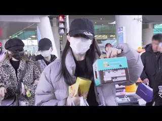 【直カムB】191208 GFRIEND GFRIENDイェリンYERIN入国」や今日のお菓子受ける日は？」 Ι仁川空港直カム[悲夢]   