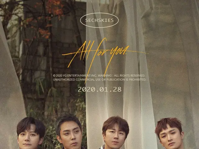 【d公式yg】#SECHSKIES THE 1ST MINI ALBUM「ALL FOR YOU」MAIN POSTER ✅2020.01.28#Sechs K