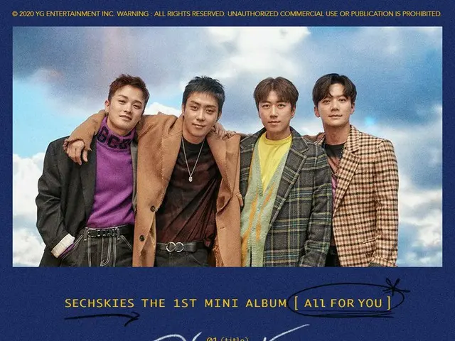 【d公式yg】#SECHSKIES THE 1ST MINI ALBUM「ALL FOR YOU」TRACKLIST POSTER ✅2020.01.28#Se