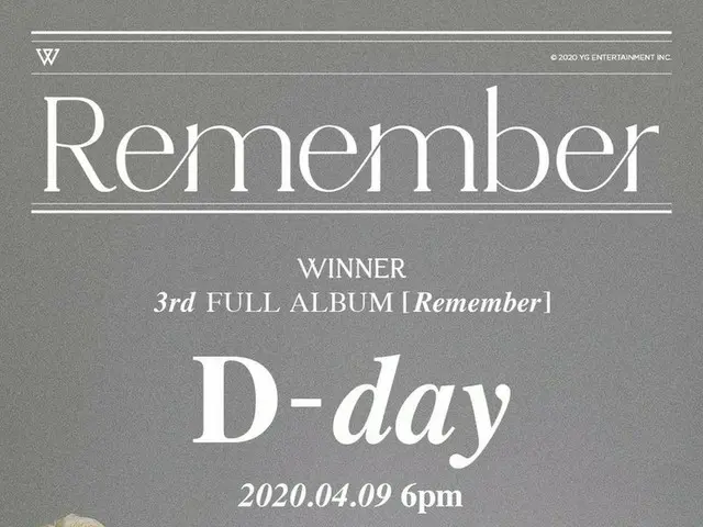 【d公式yg】#WINNER 3rd FULL ALBUM [Remember] D-DAY POSTER 3rd FULL ALBUM「Remember」✅2