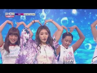 【公式】I.O.I 出身チョンハ CHUNG HA - Why Don’t You Know、Show Champion   