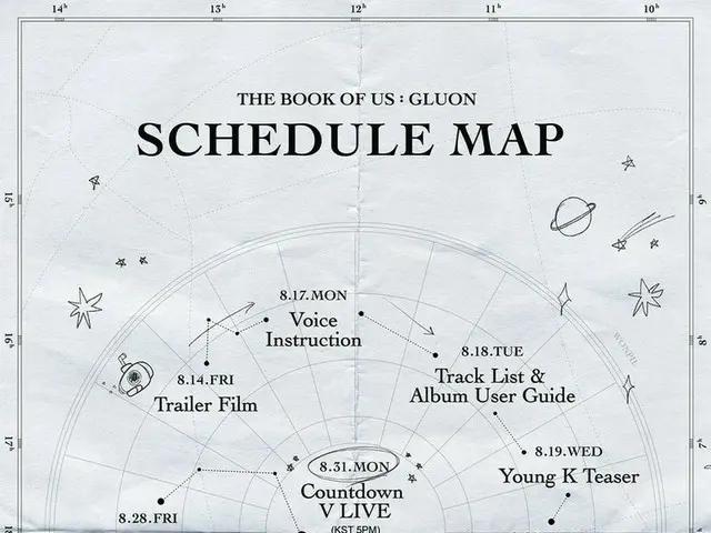 【d公式jyp】DAY6(Even of Day) Schedule Map #DAY6 #DAY6 #Even_of_Day#The_Book_of_Us #