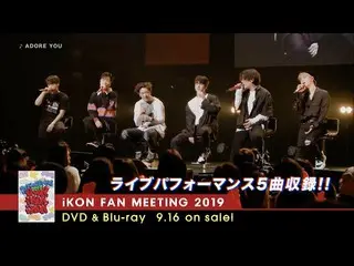 【公式】iKON、iKON  -  FAN MEETING 2019(Special Comment＆Teaser)   