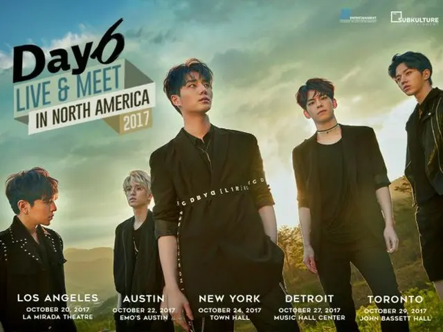 DAY6、10月に北米5か所でツアー開催！