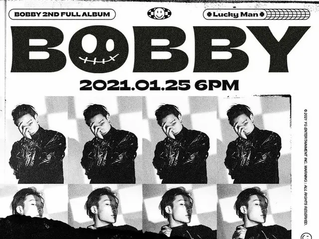 【d公式yg】#BOBBY「よオニャ(U MAD)」TITLE POSTER 2nd FULL ALBUM [LUCKY MAN]✅2021.01.256pm