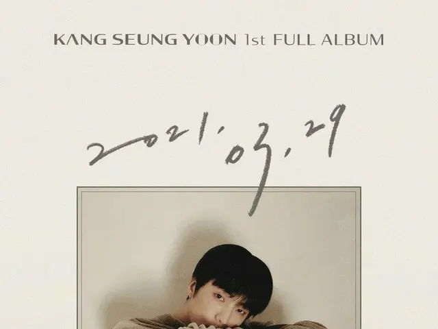 【d公式yg】KANG SEUNG YOON 1st FULL ALBUM [PAGE] RELEASE POSTER 1st FULL ALBUM[PAGE]