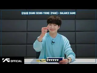 【公式】WINNER、川スンユン(KANG SEUNG YOON)[PAGE] BALANCE GAME  