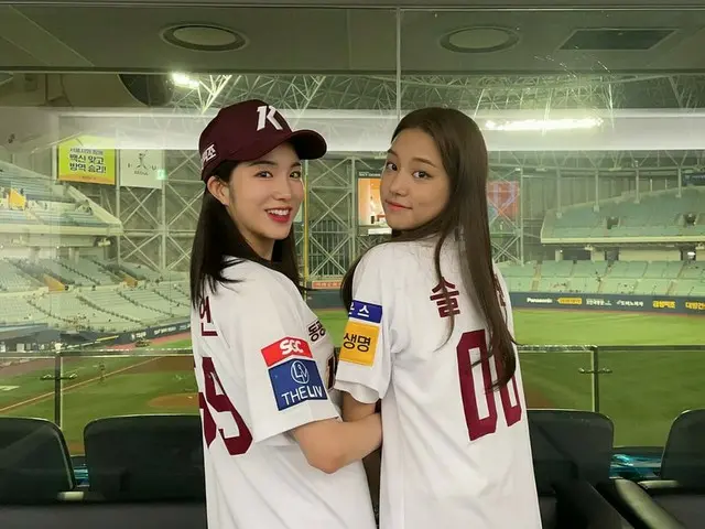 【t公式】LABOUM、[ #LABOUM]⚾️🧢 #ジエン #ソルビン #LABOUM #ZN #SOLBIN