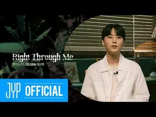 【公式jyp】DAY6(Even of Day)<Right Through Me> Intro Film  -  Young K  