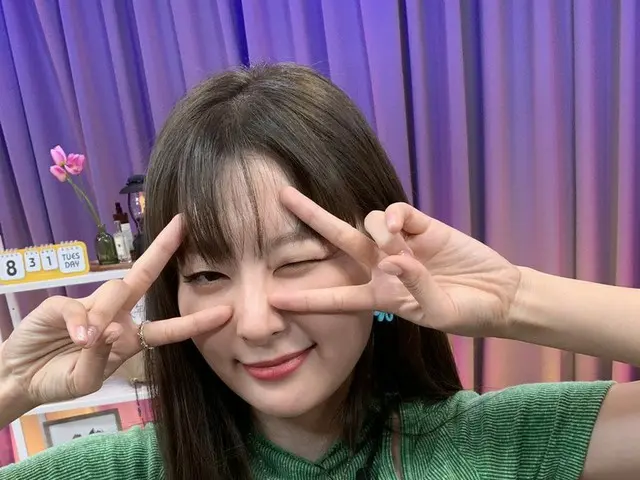 【t公式】RED VELVET、今日の英知家の作成完了！ ✌🐻✌ Hello！🧡 #スルギ#SEULGI #英知家 #スルギzip #Red Velvet#