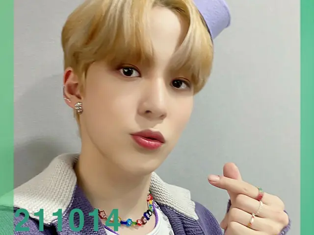 【T公式】ATEEZ、[📷] 211014 MCOUNTDOWN出席チェック📝 ⠀ ATEEZと紫の夜に染まった エムカウントダウン舞台もすべて出席完了💜