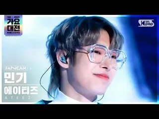 【公式sb1】[2021 歌謡大祭典 4K] ATEEZ_  ミンギ 'スキー場で' (ATEEZ_ _  MIN GI 'White Love' FanCam