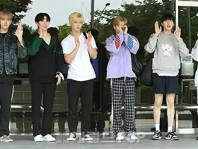 ONEUS、KBS「ミュージックバンク」出演のため放送局へ。