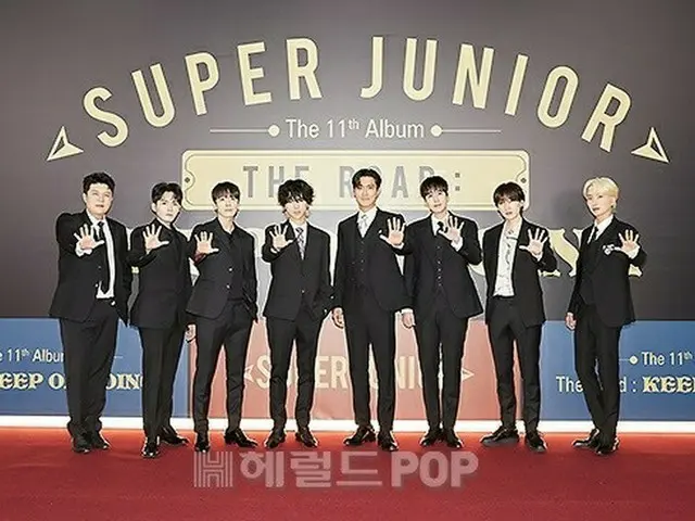 SUPER JUNIOR、11thフルアルバムVol.1「The Road : Keep on Going」の発売記念記者懇談会を開催。