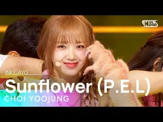 【公式sb1】CHOI YOOJUNG(チェユジョン) - Sunflower (PEL) 人気歌謡_  inkigayo 20220925  