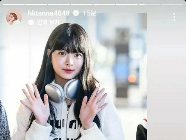 “宮脇咲良(LE SSERAFIM) の親友”村重杏奈のインスタストーリーが韓国でも話題。