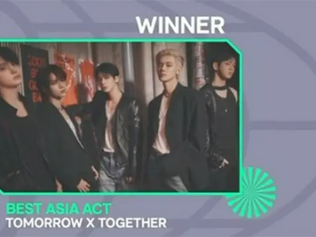 「TOMORROW X TOGETHER(TXT)」、MTV Europe Music AwardでBest Asia Act賞を受賞。