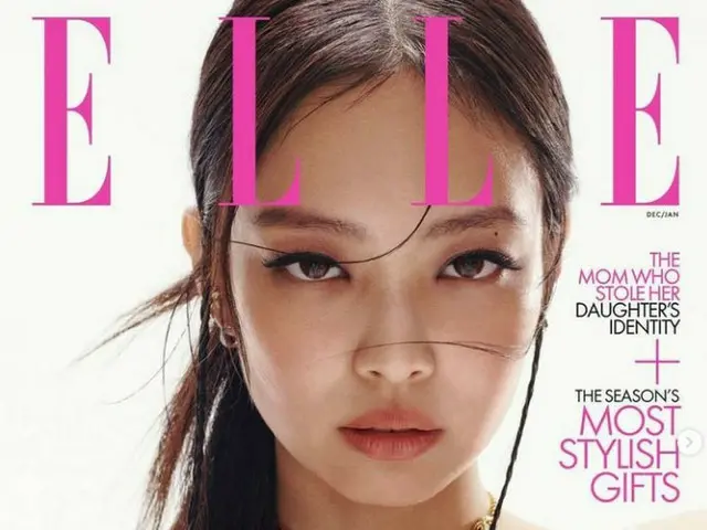 JENNIE(BLACKPINK)、「ELLE USA」の表紙を飾る。