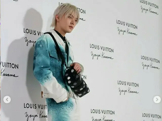 ユウタ(_NCT 127＿)、「LOUIS VUITTON×YAYOI KUSAMA」での写真を公開。