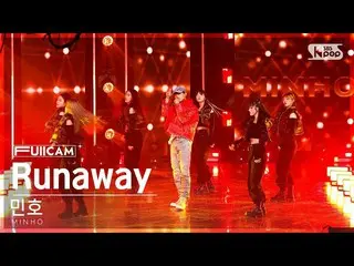 【公式sb1】[お茶の間1列フルカメラ4K]ミンホ「Runaway(Feat. GEMINI)」(MINHO FullCam)│@SBS 人気歌謡 221211