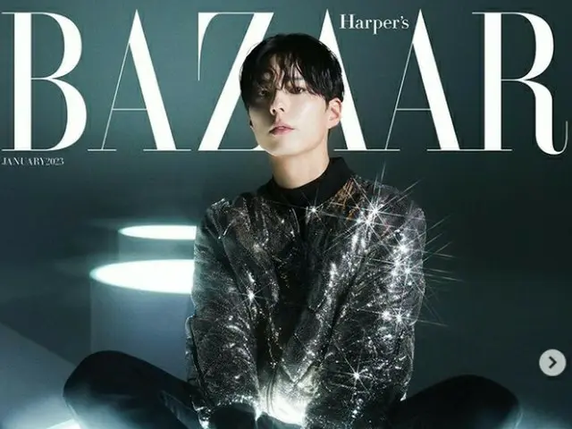 パク・ボゴム、「BAZAAR」2023年1月号カバーに。