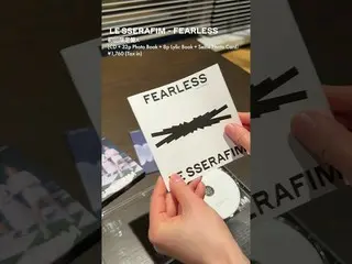 【J公式umj】 【開封してみた】LE SSERAFIM_ _  - FEARLESS  