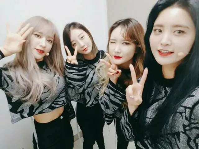 EXID、音楽放送「THE SHOW」1位の感謝メッセージ。