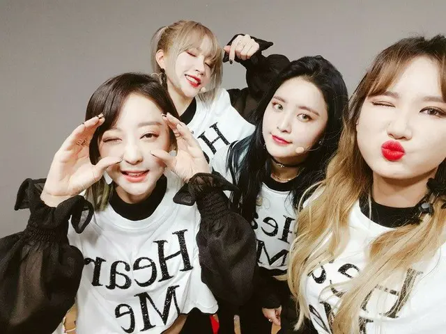 EXID、ファンからの差し入れに感謝。