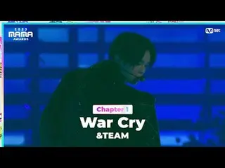 テレビでストリーミング: 「BOYS、become wolf」 War Cry by &TEAM (アンチーム) in 2023 MAMA AWARDS ONE