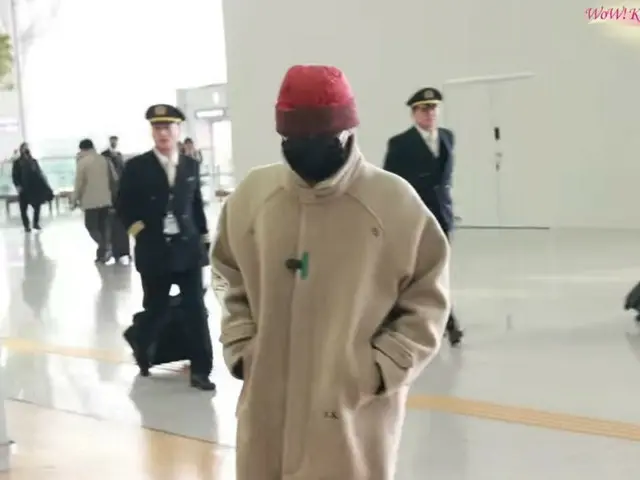 G-DRAGON（BIGBANG）、出発の様子＠仁川国際空港