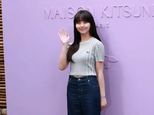 女優キム・ソヒョン、29日午後に「Maison Kitsune」Baby Foxローンチング行事に参加の様子