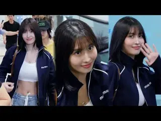 240712 TWICE_ _  MOMO 空港出発ファンカム by 스피넬 * 編集しないでください、再アップロードしないでください