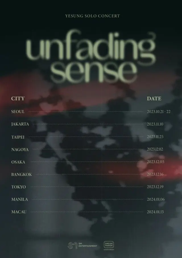 YESUNG SOLO CONCERT - Unfading Sense