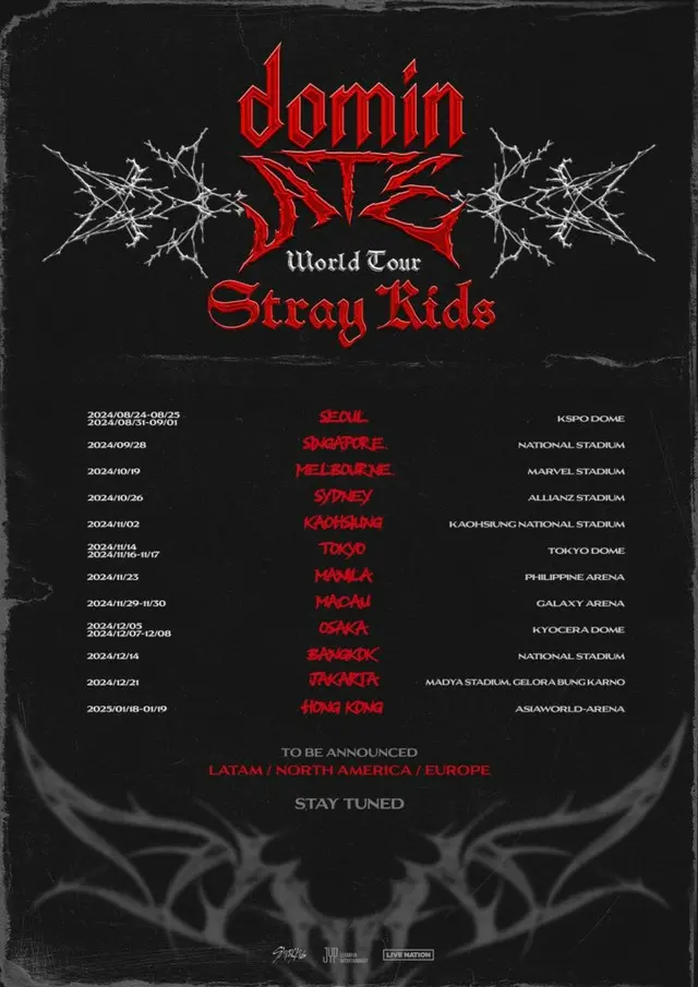 Stray Kids World Tour ＜dominATE＞