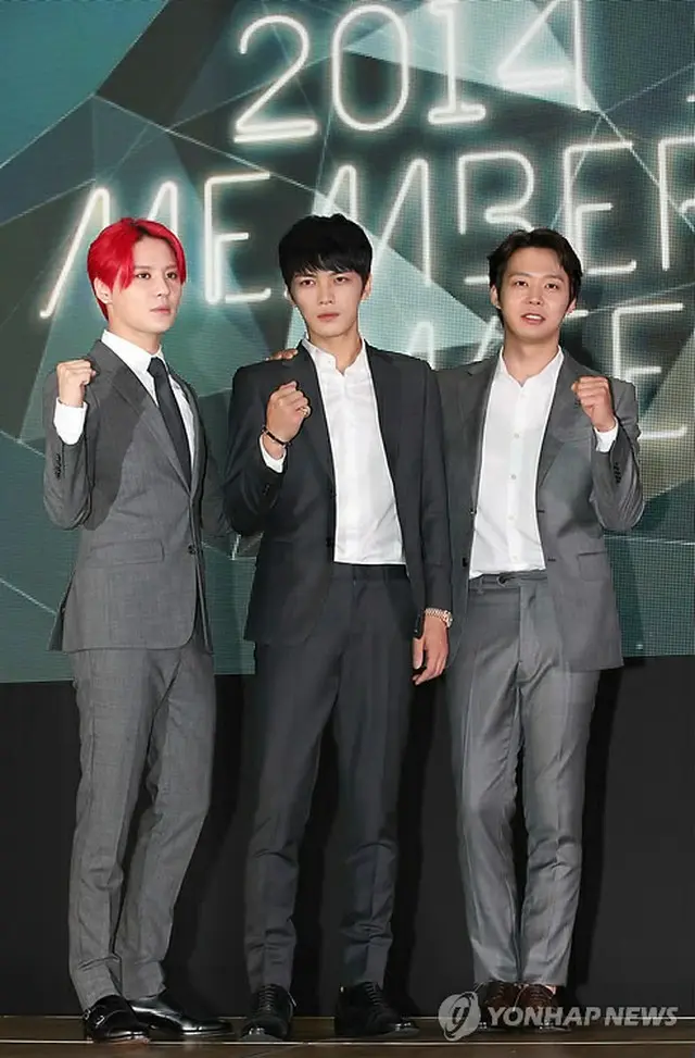 グループ「JYJ」キム・ジュンス、キム・ジェジュン、パク・ユチョン